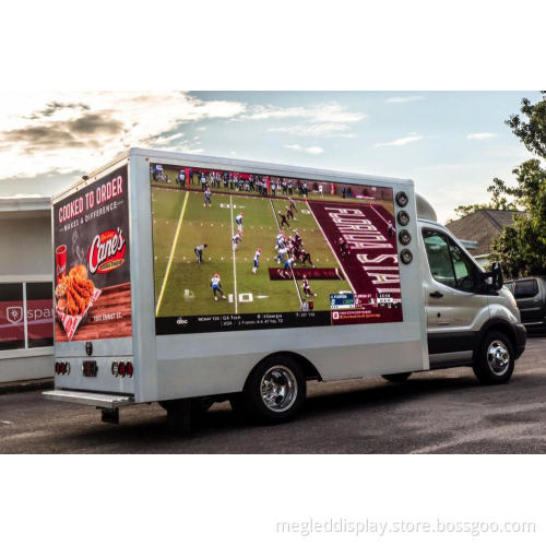 P4mm Trailer Mobile LED Display Advertising outdoor